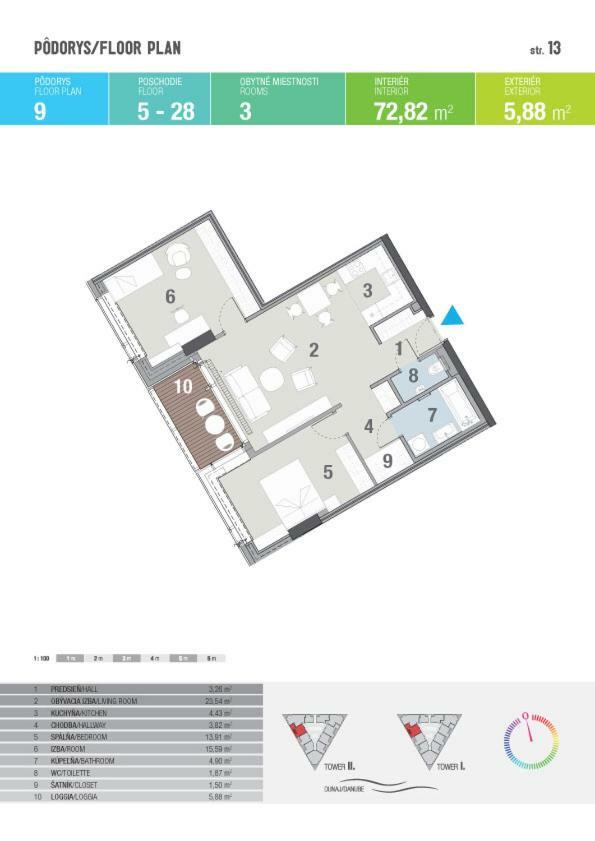 Panorama City - Spacious Apartment Near Eurovea Bratysława Zewnętrze zdjęcie